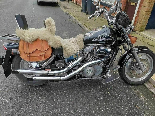 Sacoches moto marron - de,