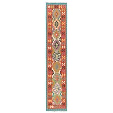 Kelim Afghan 393x82 Cm Tapis