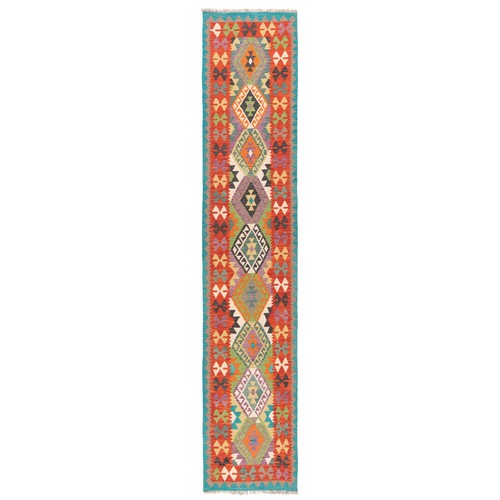 Kelim afghan 393x82 - kelim,