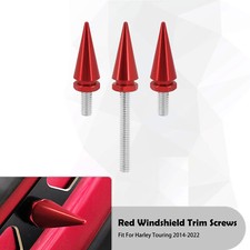 3x Rouge boulons à vis