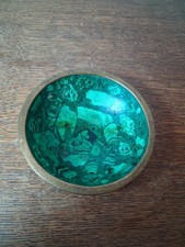 Vide poche coupelle malachite