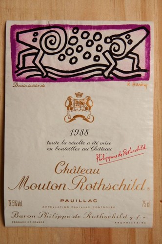 étiquette mouton rothschild - Étiquette,