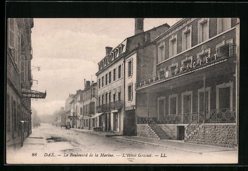 Cpa dax boulevard de - le,