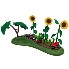 Playmobil base verte/brun