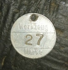 Ancien jeton de mine mineur