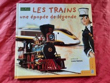 Livre timbres : les trains une
