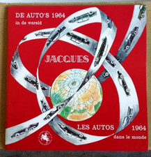 ALBUM IMAGES CHOCOLAT JACQUES  " LE MONDE DES AUTOS 1964 " complet bel état