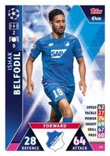 TOPPS Match Attax 2018 UEFA Champions League #123 Ishak BELFODIL- NM/FREE SHIP!