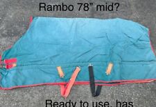 EUC  78” RAMBO Horseware Medium weight turnout