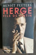 Hergé fils de Tintin EO BIBLIOGRAPHIE BENOIT PEETERS + BELLE DÉDICACE 