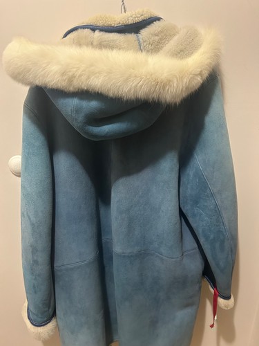 Manteau peau lainée - , &