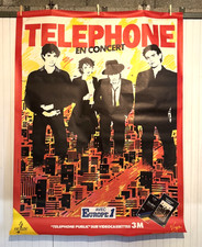 Affiche Originale concert Groupe TELEPHONE 120x160
