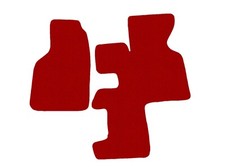 Rouge tapis de sol pour VW T4