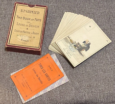  Old card game, THE BOOK OF DESTINY 1890 GRIMAUD, Tarot, COMPLETE ORACLE