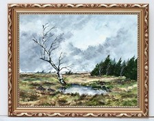 Luc Schmidt – Belgian Oil Painting – Landscape Near Baraque Michel, Ardennes