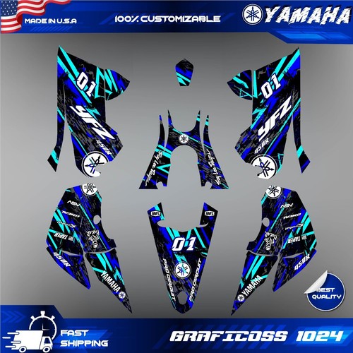 Kit graphique pour yamaha yfz - kit,