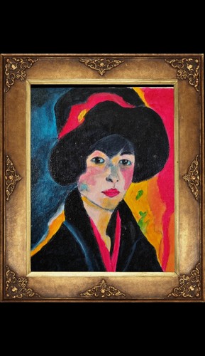 Tableau huile sur toile - sur, signé