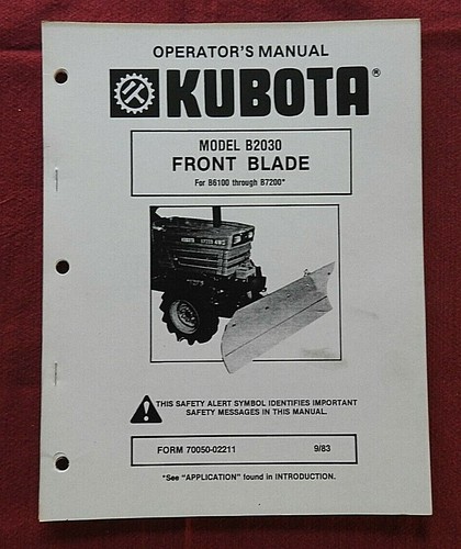 Véritable kubota b6100 b6200 - b6100,