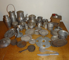 Large Lot Antique Vintage 1930/40 Tinette Accessories Rare Shaker