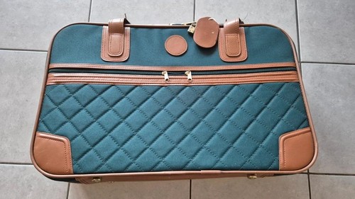 Valise rigide vintage - , verte