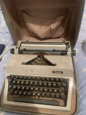 Erika Model 30 Typewriter with Paper 1970s