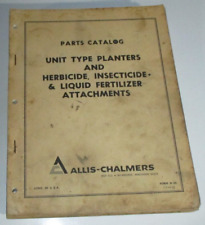 Allis Chalmers Unit Type Planters Parts Catalog Manual Book AC ORIGINAL! D-50