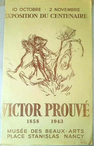 Victor prouvé affiche - victor,
