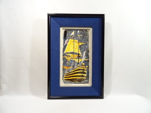 Tableau ceramique peinte - tableau,