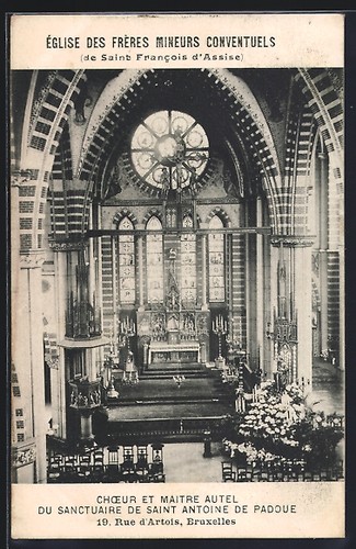 Cpa bruxelles église - cpa, bruxelles,