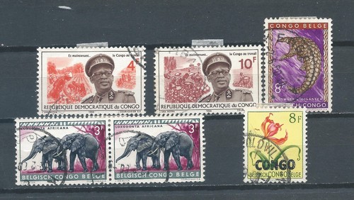 Congo belge timbres - congo,