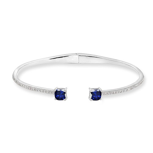 Bracelet jonc cuff argent - jonc, en