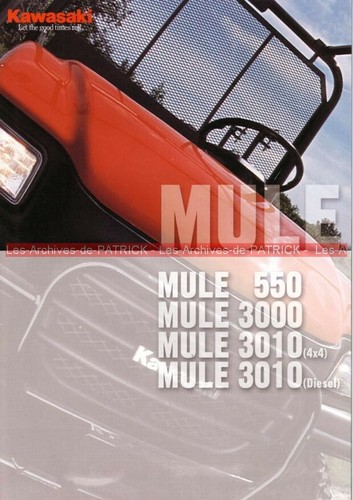 Kawasaki mule 550 3000 - 550,