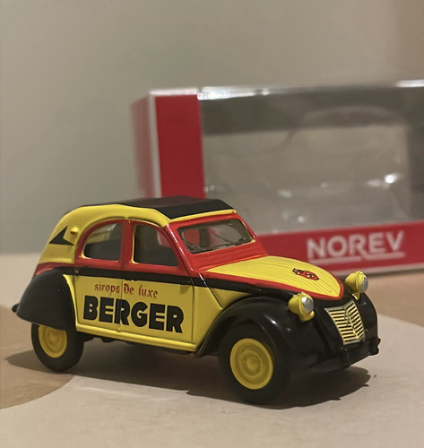 Miniature norev citroen 2cv - miniature,