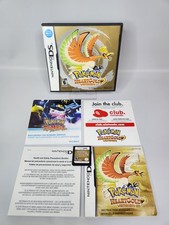 Pokemon HeartGold Version (DS, 2010) Complete CIB Manual  Inserts + Registration