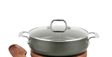 All-Clad HA1 Hard Anodized Nonstick 4-qt sauteuse pan with lid only