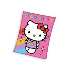 Hello Kitty Couverture Fleece Arc-En-Ciel Chaude Douce Pour Enfants