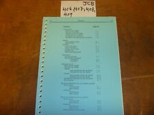 JCB 406 407 408 409 Wheel Loader Electrical Wiring Diagrams Manual