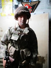 soldat américain avec beau