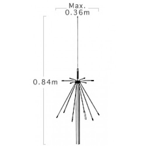 Antenne diamond 190 discone - antenne, d-190