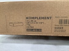 IKEA KOMPLEMENT Drawer Black-brown  for pax wardrobe 29 1/2 x 22 7/8” 202.463.22