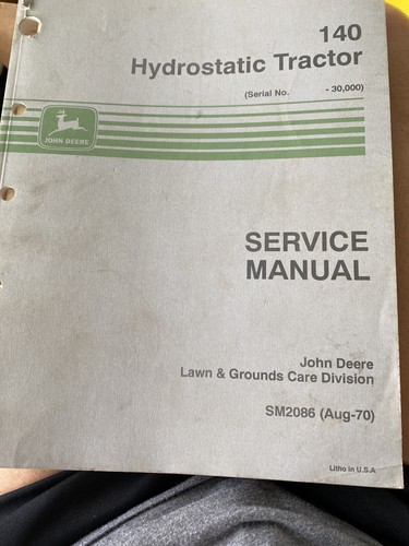 John deere service manual - john, for