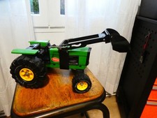 TRACTEUR TONKA EN TOLE JOUET ANCIEN TRACTOPELLE VINTAGE