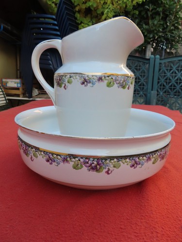Service toilette ancien - service,