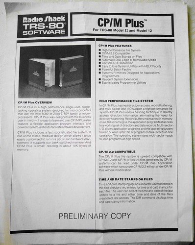 Brochure préliminaire - brochure, du