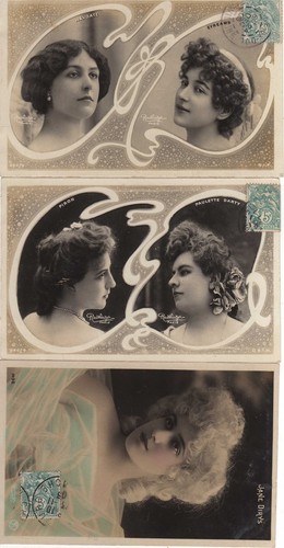 Lot cpa artistes piron - cpa,
