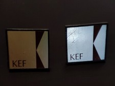 2 logos KEF vintage