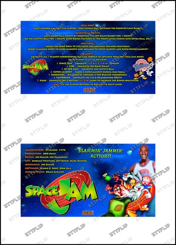 Sega space jam - 1996, cartes