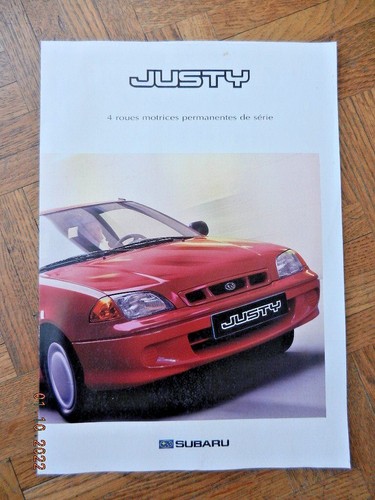 Catalogue subaru justy - subaru,