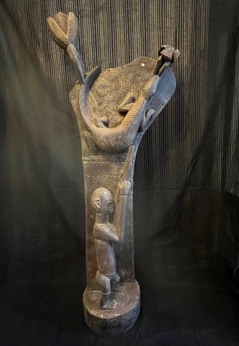 Poteau sculpté dogon - dogon, –