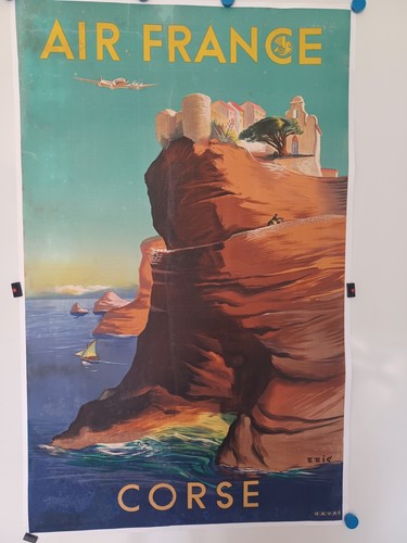Affiche originale ancienne air - originale,